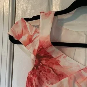 Karen Millen | Dresses | Karen Millen Pink And White Dress